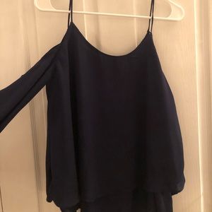 Navy blue blouse